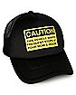 Caution Your Mom's House Snapback Hat - Danny Duncan