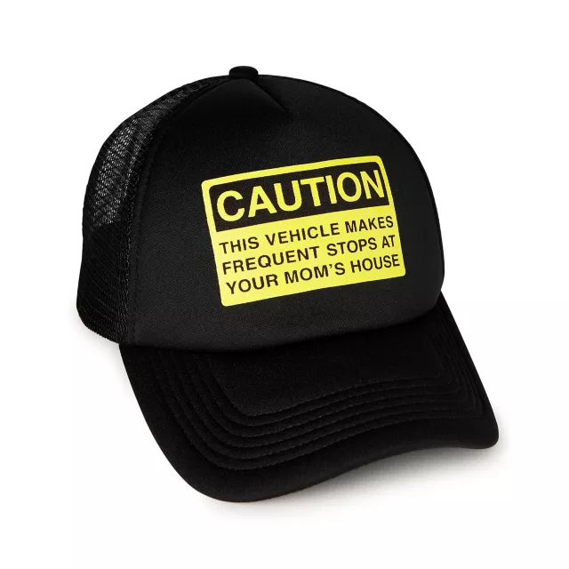 Caution Your Mom's House Snapback Hat - Danny Duncan at Spencer's