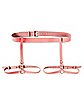 Pink Adjustable Garter Belt