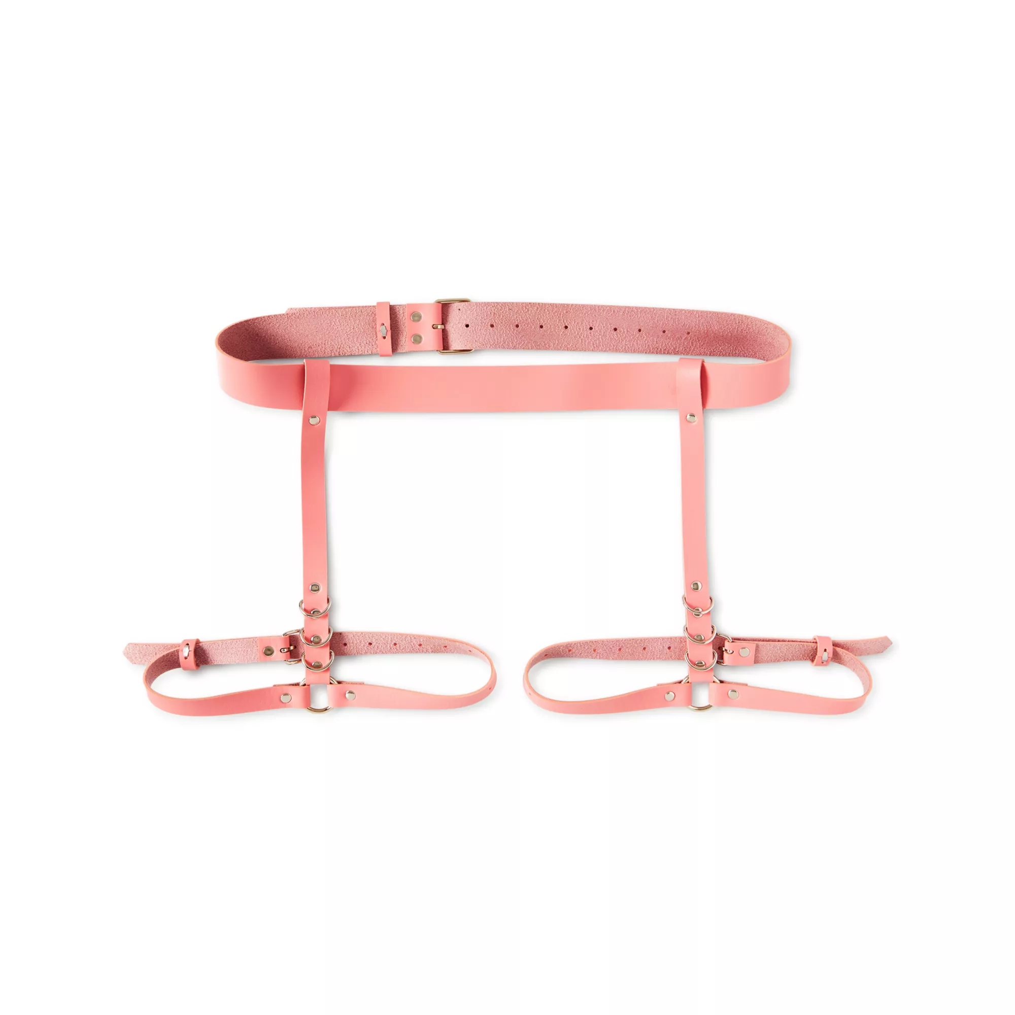 Pink Adjustable Garter Belt at Spencer's