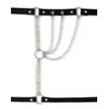 Black Chain Garter Belt at Spencer's