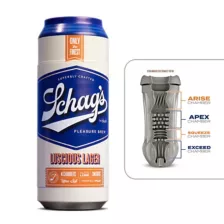 Schag's Luscious Lager Frosted Self-Lubricating Stroker at Spencer's