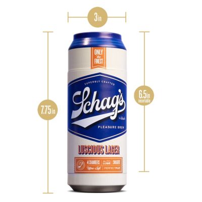 Schag's Luscious Lager Frosted Self-Lubricating Stroker