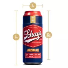 Schag's Arousing Ale Frosted Self-Lubricating Stroker at Spencer's