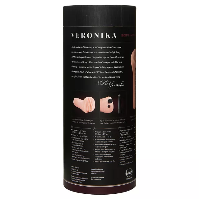 Veronika Soft and Wet Stroker - M Elite at Spencer's