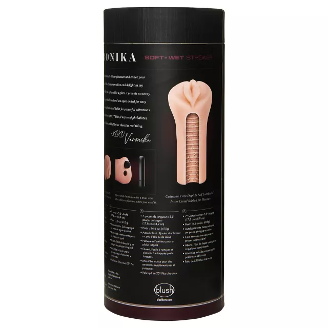 Veronika Soft and Wet Stroker - M Elite at Spencer's