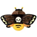 Mini Squishable Death's-head Hawkmoth Plush at Spencer's