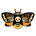 Mini Squishable Death's-head Hawkmoth Plush at Spencer's