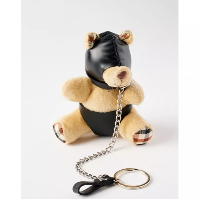 Hooded Teddy Bear Keychain at Spencer's