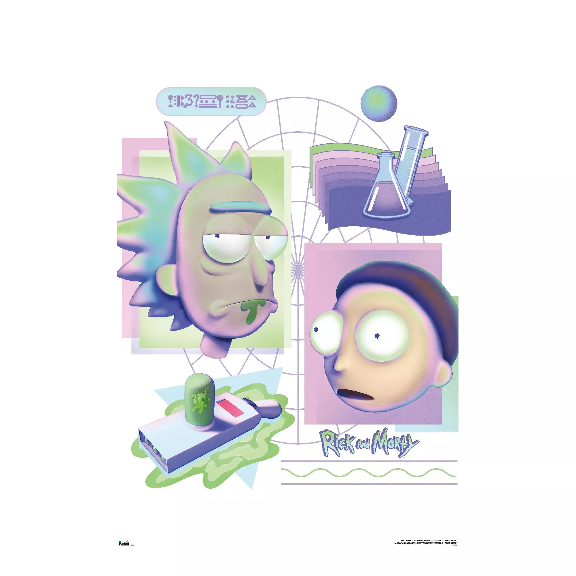 Rick and Morty Chemistry Poster at Spencer's