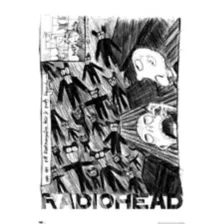 Radiohead Scribble Poster at Spencer's