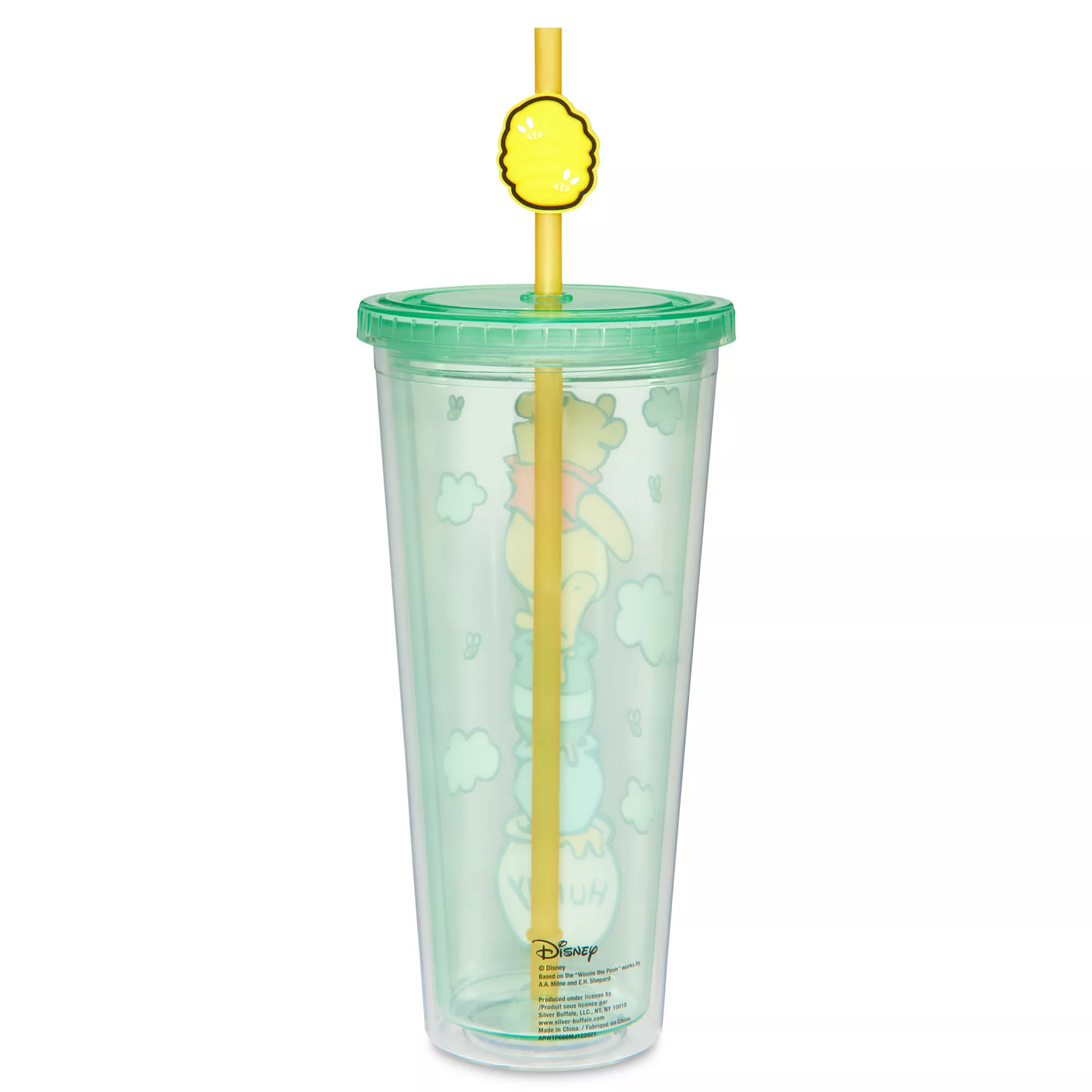 Winnie the Pooh Cup with Straw and Topper 24 oz. - Disney at Spencer's