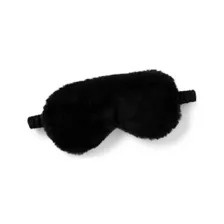 Black Furry Blindfold - Pleasure Bound at Spencer's