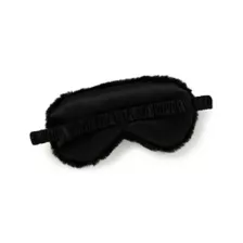 Black Furry Blindfold - Pleasure Bound at Spencer's