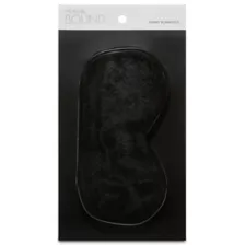 Black Furry Blindfold - Pleasure Bound at Spencer's