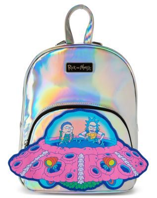 Small cheap iridescent backpack