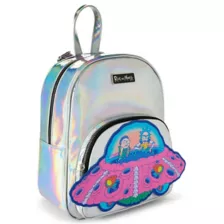 Rick and Morty Iridescent Spaceship Mini Backpack at Spencer's