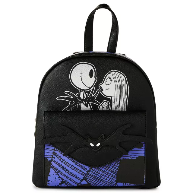 Jack Skellington and Sally Bat Mini Backpack - The Nightmare Before Christmas at Spencer's