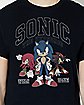Sonic Varsity T Shirt - Sonic the Hedgehog