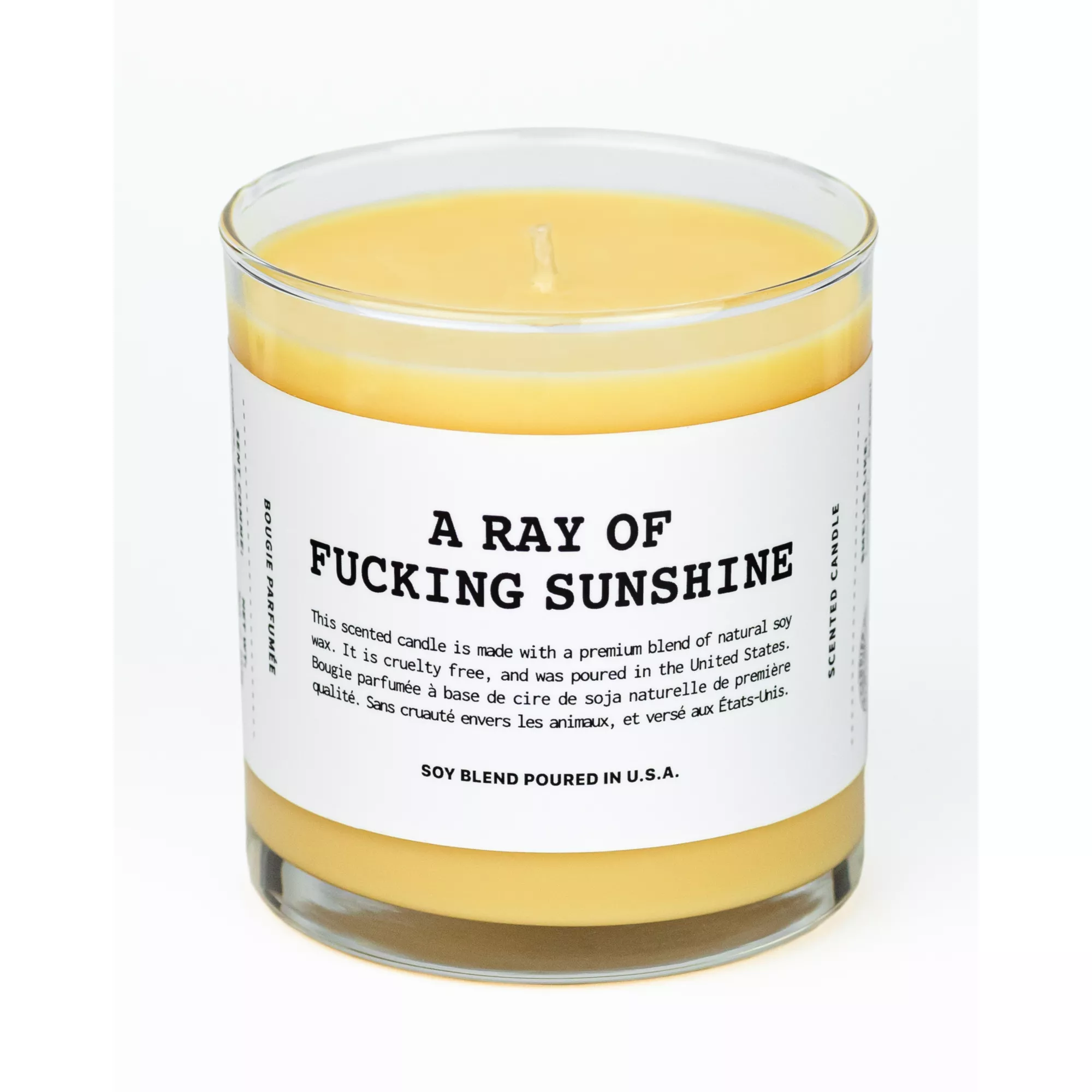 Ray of Fucking Sunshine Candle at Spencer's