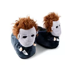 Michael Myers Plush Slippers - Halloween at Spencer's