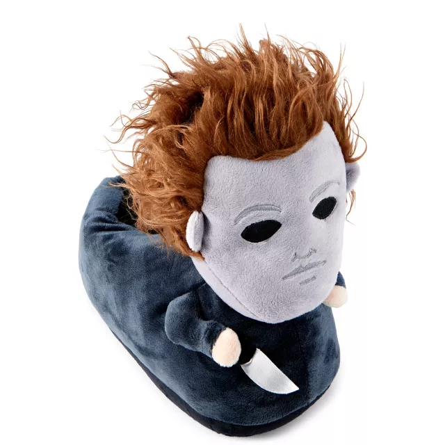 Michael Myers Plush Slippers - Halloween at Spencer's