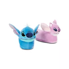 Stitch and Angel Plush Slippers - Lilo & Stitch at Spencer's