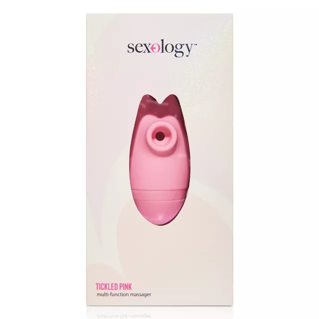 Tickled Pink 5-Function Rechargeable Clitoral Suction Massager 3.4 Inch - Sexology at Spencer's