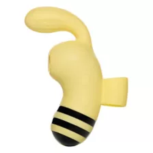 Honey Pot 10-Function Rechargeable Vibration and Suction Dual Massager 4.1  Inch - Sexology - Spencer's