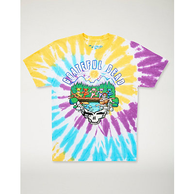 Shirtsthatgohard Grateful Dead Shirt W/a Skull On It And Tie Dye