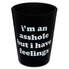 Asshole With Feelings Shot Glass - 1.8 oz. at Spencer's