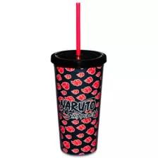 Naruto Clouds Cup with Straw 20 oz. - Naruto at Spencer's