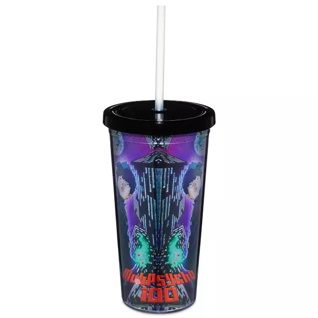 Mob Psycho Cup with Straw 20 oz. - Mob Psycho at Spencer's
