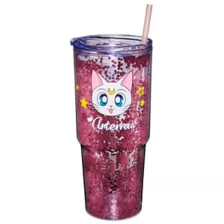 Sailor Moon Glitter Cup with Straw - 30 oz. at Spencer's