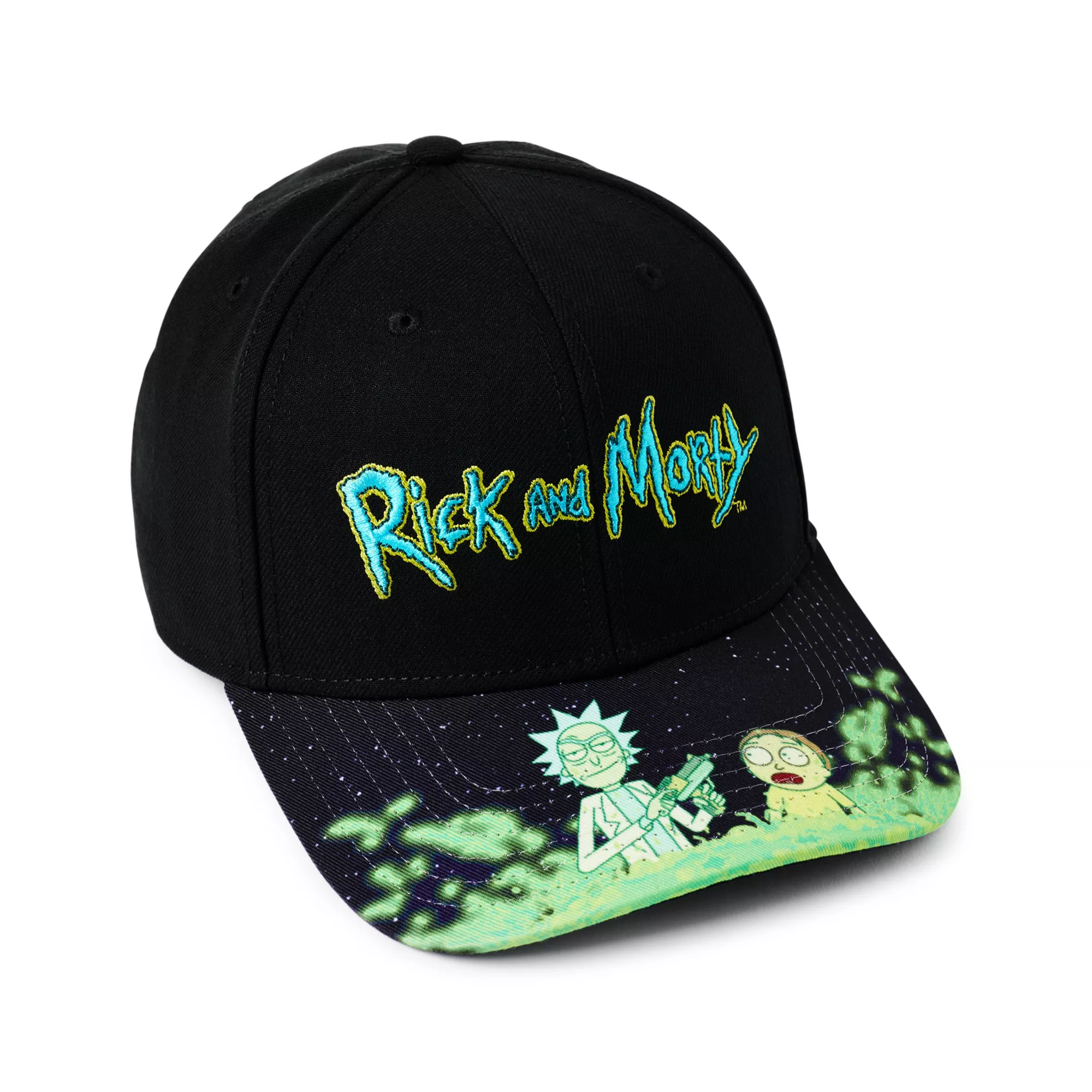 Rick and Morty Acid Snapback Hat - Rick and Morty at Spencer's