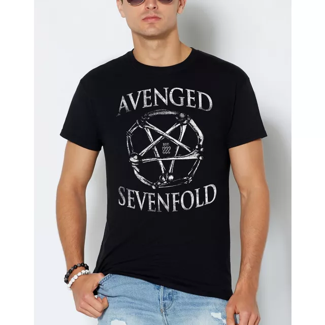 Avenged Sevenfold Pentagram T Shirt Spencer s