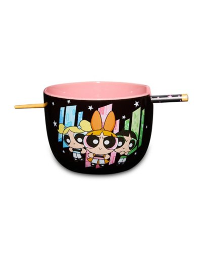 Powerpuff Girls Bowl with Chopsticks