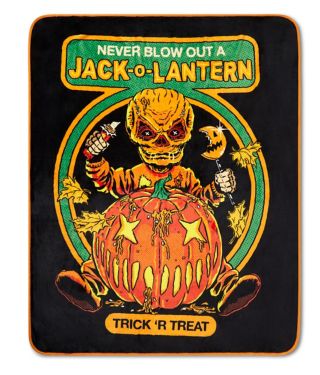 Trick 'r Treat Jack-o-Lantern Fleece Blanket