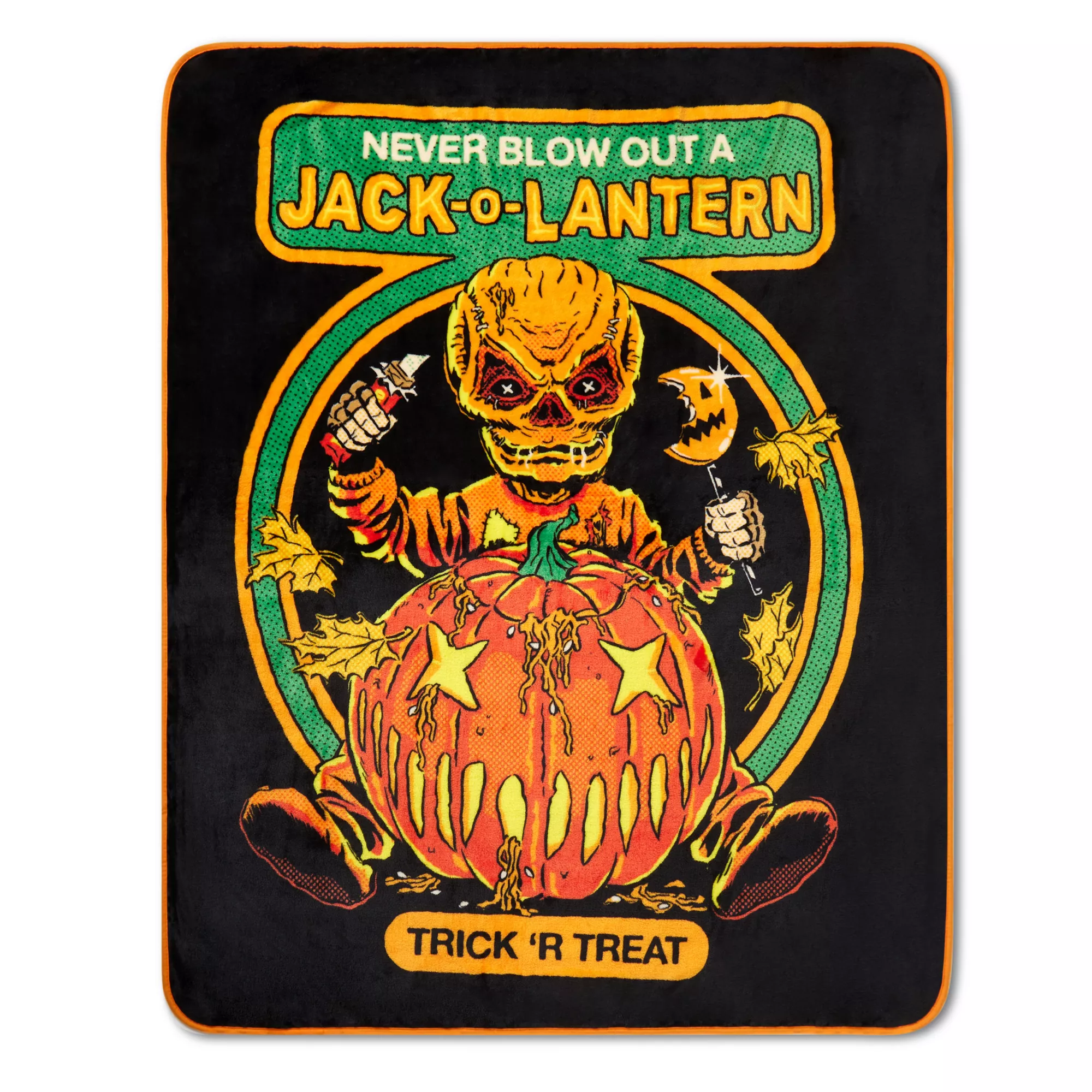 Trick 'r Treat Jack-o-Lantern Fleece Blanket