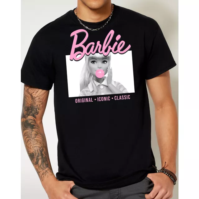 Bubblegum Barbie Icon T Shirt at Spencer's