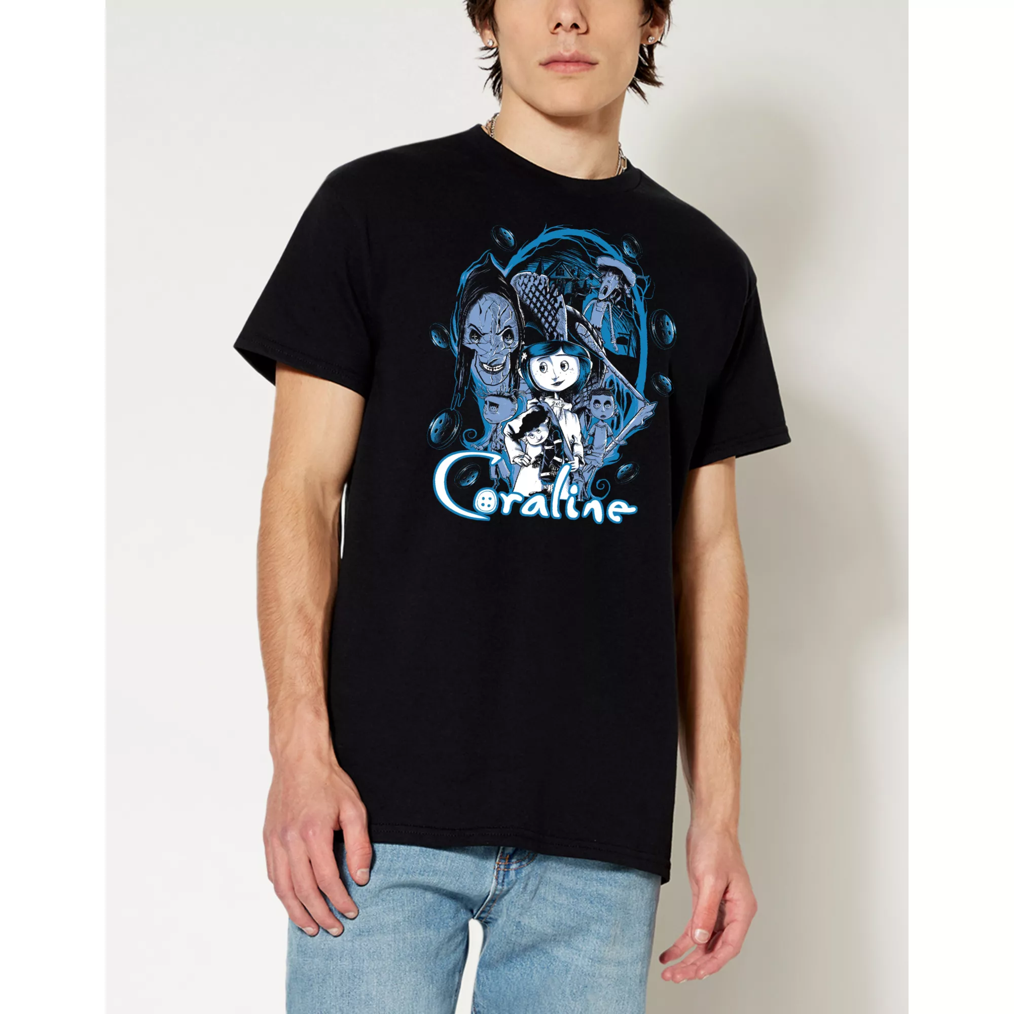 Coraline Sketch T Shirt at Spencer's