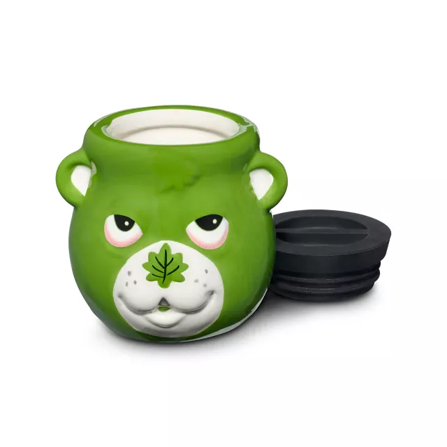 Green Leaf Bear Molded Stash Jar - 5.5 oz. at Spencer's