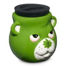 Green Leaf Bear Molded Stash Jar - 5.5 oz. at Spencer's