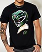 Green Power Rangers T Shirt