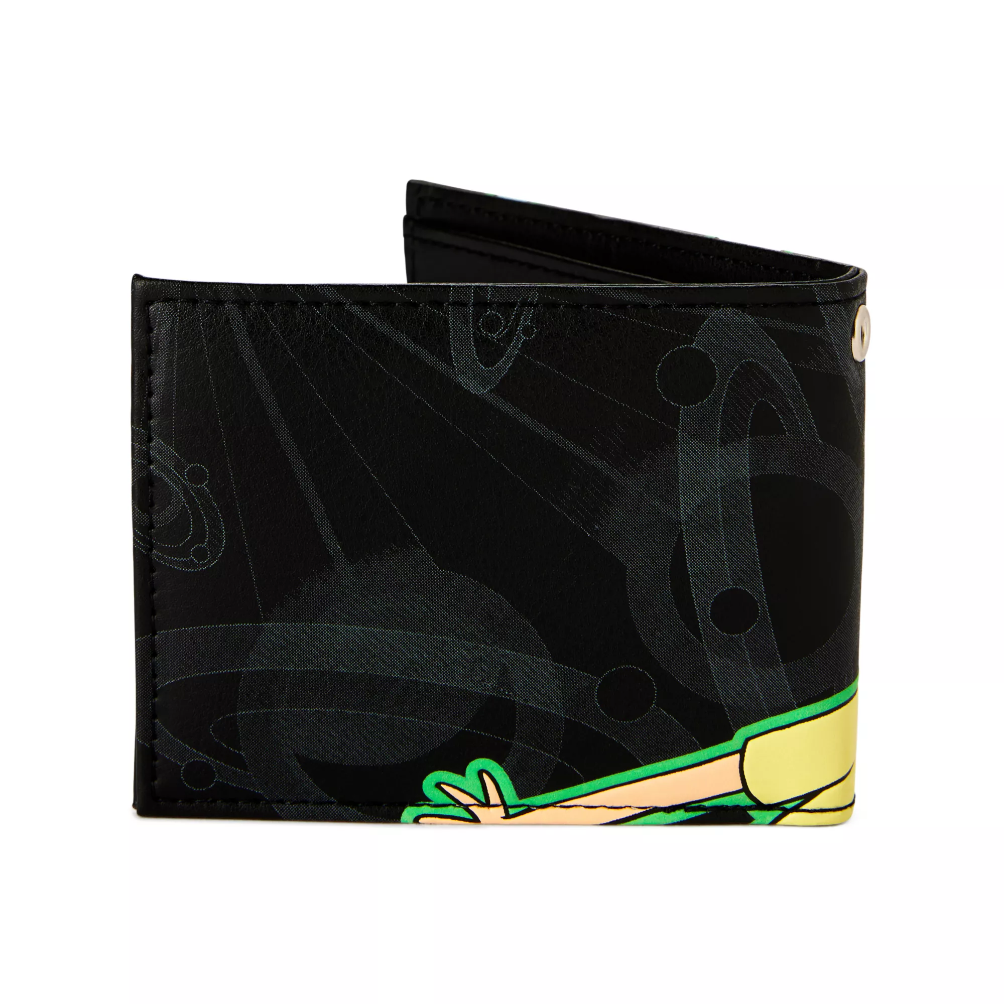 Glow in the Dark Rick and Morty Bifold Wallet at Spencer's