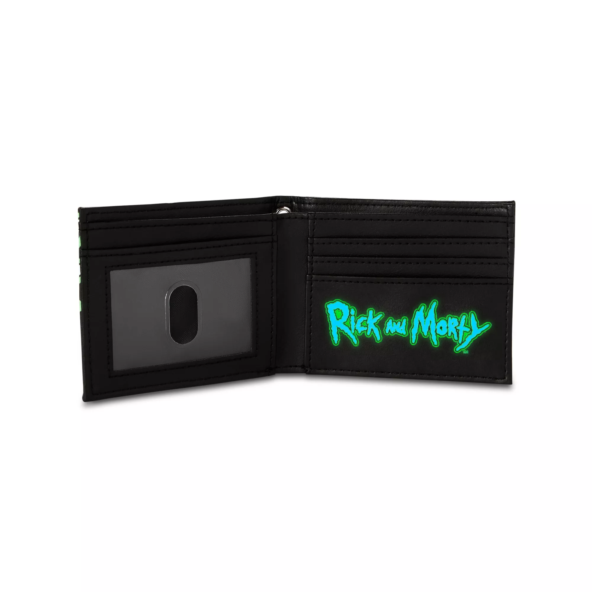Glow in the Dark Rick and Morty Bifold Wallet