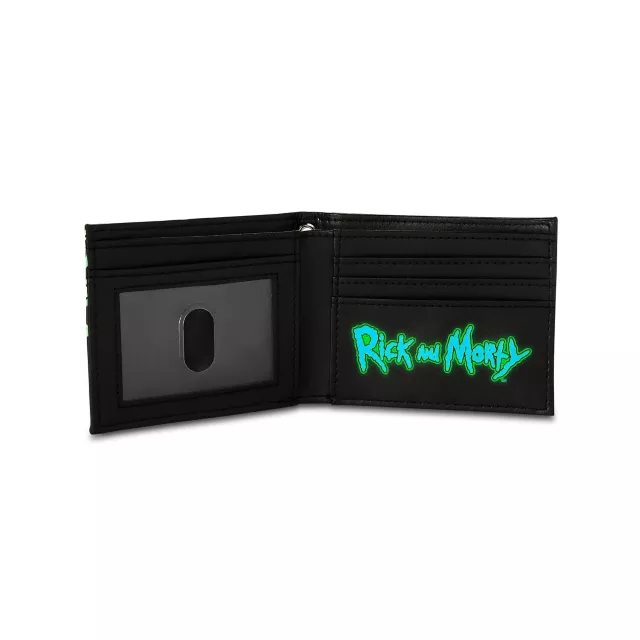 Glow in the Dark Rick and Morty Bifold Wallet at Spencer's