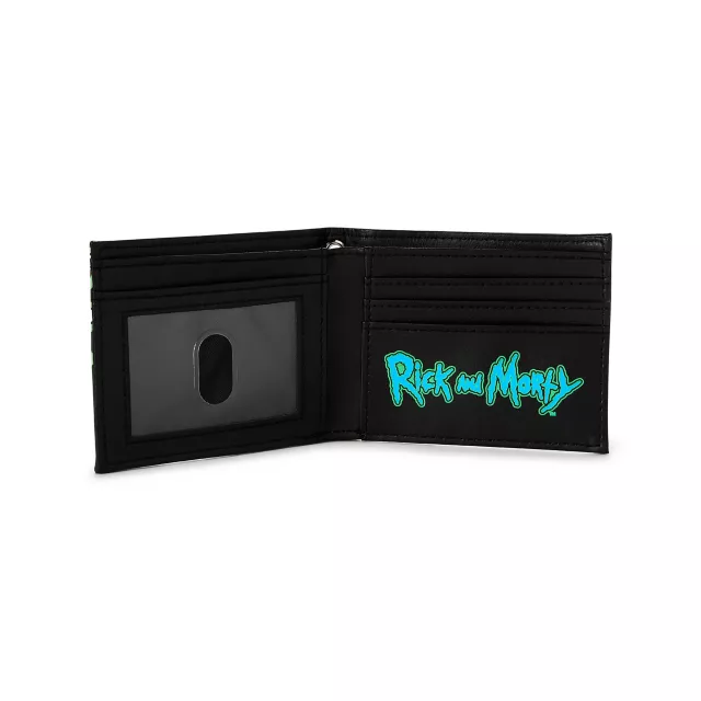 Glow in the Dark Rick and Morty Bifold Wallet at Spencer's