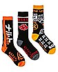 Assorted Naruto Crew Socks - 3 Pack