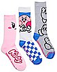 Multi-Pack Kirby Crew Socks 3 Pack - Pokemon